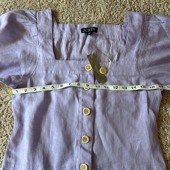 J crew linen top - Picture 8 of 9